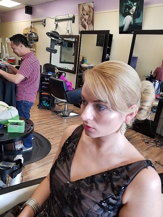 image of a woman in beauty salon