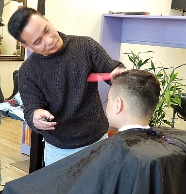image of men's haircut